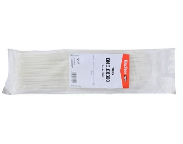 100 PZ FASCETTE PER CABLAGGIO IN NYLON 2.5 x 200 mm