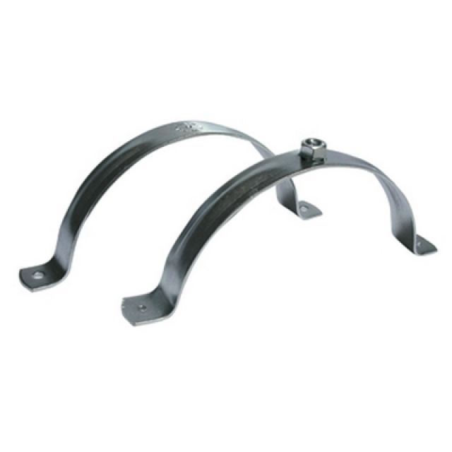 COLLARE PER TUBI PE & PVC IN ACCIAIO ZINCATO Diam. 200mm