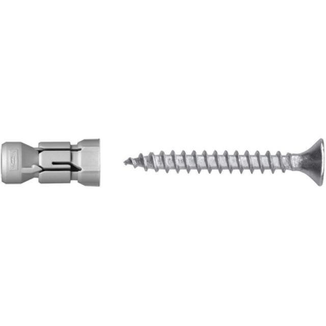 TASSELLO NYLON AD ESPANSIONE CONICA CON VITE 10 mm (Pz.50)