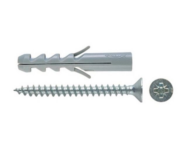TASSELLO CON VITE ACCIAIO SV  FISCHER 10 (Pz.25)