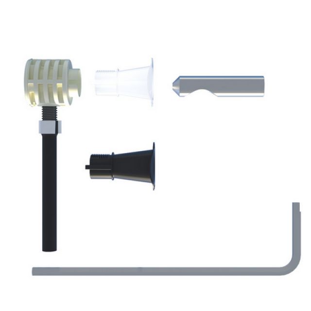 FISSAGGIO NASCOSTO PER WC BIDET SOSPESI CON ACCESSO DA SOTTO