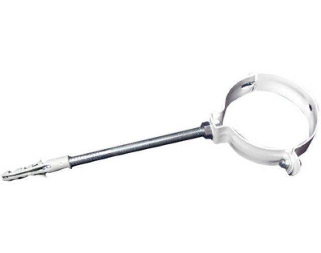 COLLARE PER FISSAGGIO DI TUBI FUMO VERNICIATO BIANCO Diam. 100
