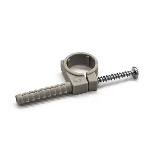 10 PZ COLLARI SINGOLI IN NYLON CON VITE mm 10