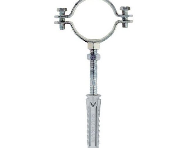 2 PZ COLLARI PESANTI PER TUBI IN ACCIAIO CPA 3/8"