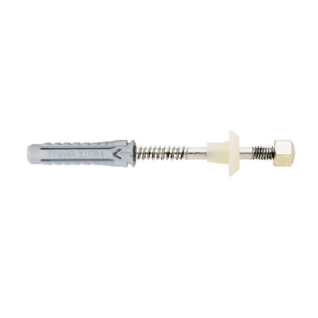 4 PZ FISSAGGI PER SANITARI A PAVIMENTO Tass 8x40 Vite M5x80