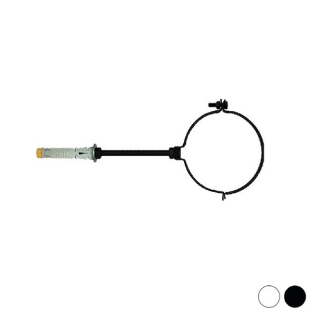 COLLARE CON SNODO PER TUBI FUMO SMOKE D. 100 Bianco