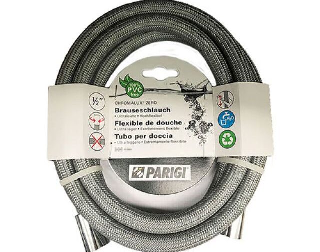 FLESSIBILE DOCCIA CHROMALUX ZERO Nero cm 150