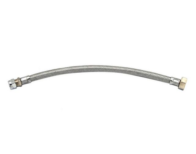 FLESSIBILE INOX DN. 10 CALOTTA + BICONO Calotta F 3/8 cm 35