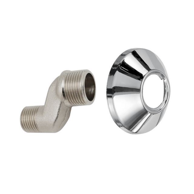 RACCORDO ECCENTRICO PROLUNGATO COMPLETO 1/2" x 3/4" cm 3