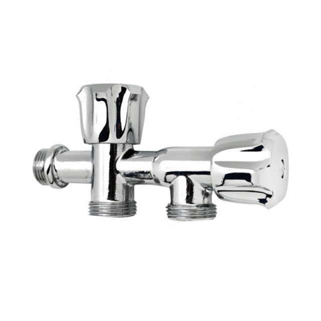 RUBINETTO CON ATTACCO LAVATRICE E LAVASTOVIGLIE 1/2 x 3/4 x 3/4