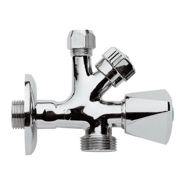 RUBINETTO COMBINATO SOTTOLAVABO-LAVATRICE 1/2 x 3/4