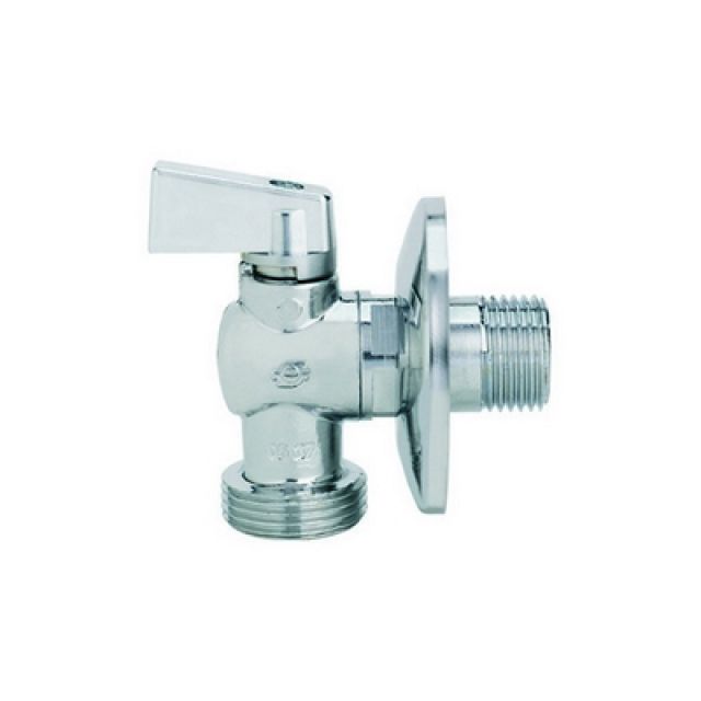 RUBINETTO A SFERA PER LAVATRICE CROMATO 1/2 x 3/4