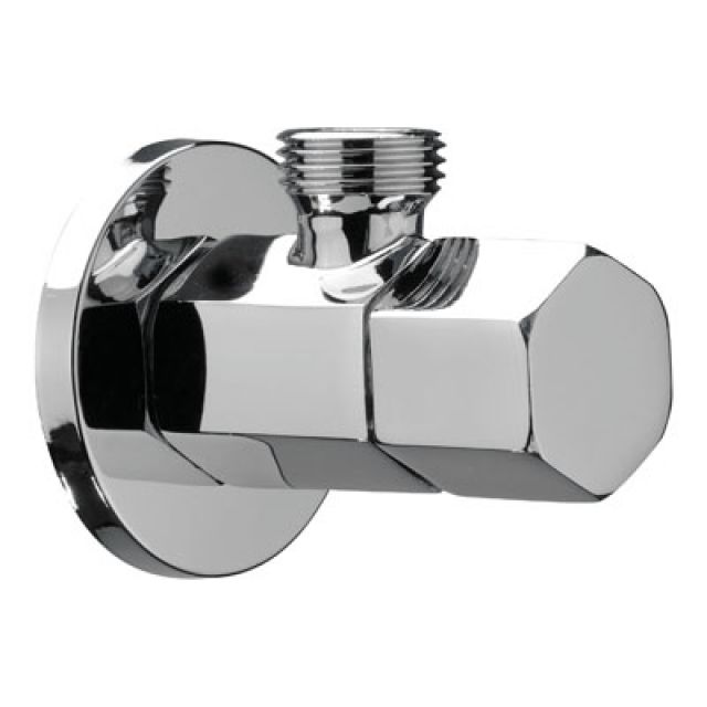 RUBINETTO SOTTOLAVABO D'ARREDO MOD. ESAGONALE 1/2X10 1/2"x10