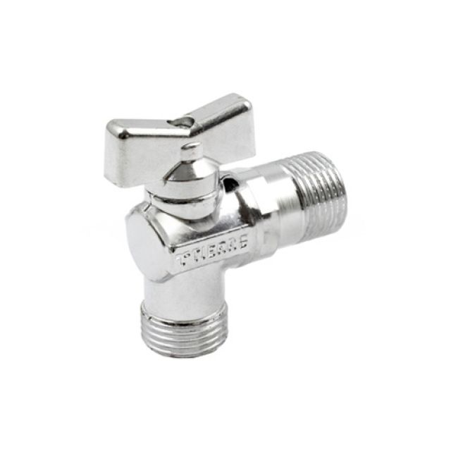 RUBINETTO LAVATRICE MM CON LEVETTA CROMATA WASH 1/2 x 3/4