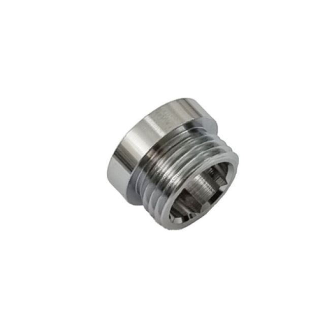 RACCORDO IN OTTONE CROMO 22F-1/2M 22x1F - 1/2M