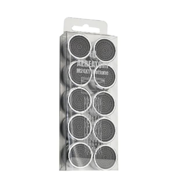 10 PZ AERATORI MASCHIO IN OTTONE PER RUBINETTI 24X1 mm 24 x 1
