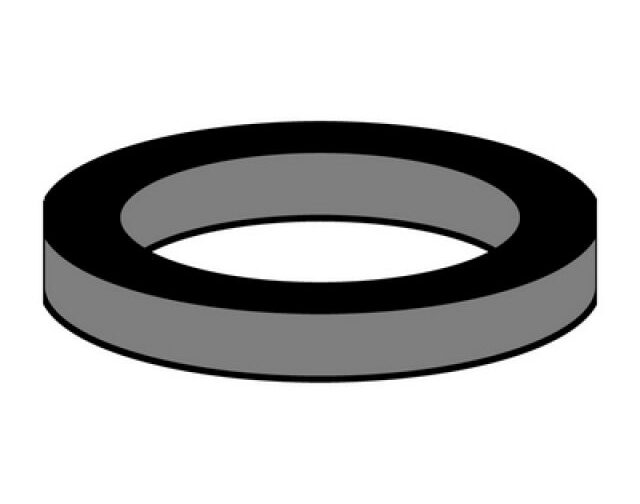 10 PZ GUARNIZIONI IN GOMMA PER CARTUCCIA INTERNA M24 - 15 x 21,3 x 2,8 mm