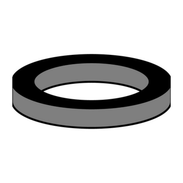 10 PZ GUARNIZIONI IN GOMMA PER CARTUCCIA INTERNA M24 - 15 x 21,3 x 2,8 mm