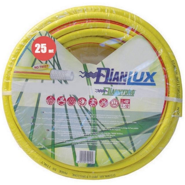 TUBO DA GIARDINO GIALLO DIANLUX MT 25 1/2