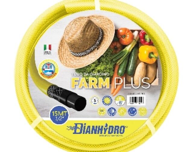 TUBO DA GIARDINO ANTITORS. 5 STRATI "FARM PLUS" Mt 25 - 5/8"