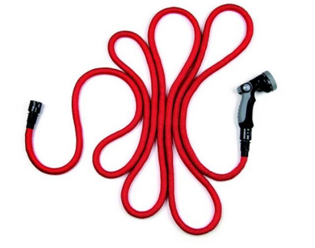TUBO DA GIARDINO BAMBOO ESTENSIBILE Rosso - Mt 7,5-23