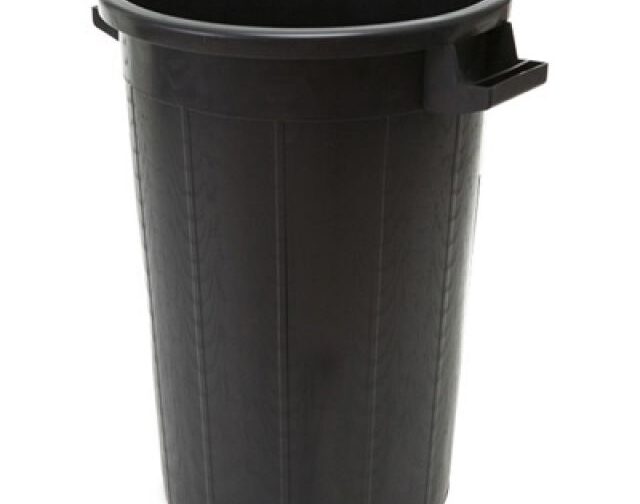 BIDONE IN PLASTICA SENZA COPERCHIO Lt. 100  Diam. 53 cm  h. 66 cm