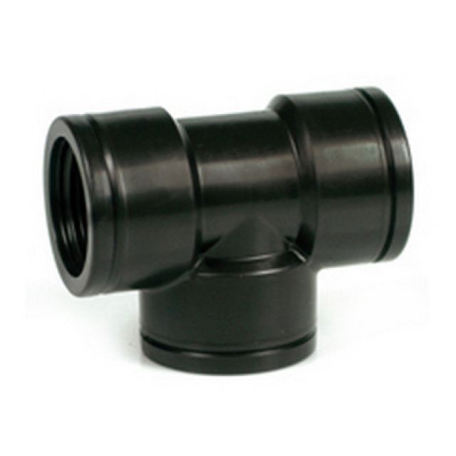 TEE A 90°CON FILETTO FEMMINA 2" x 2" x 2"