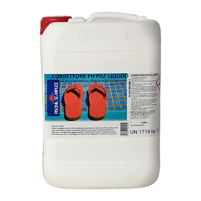 CORRETTORE PH PIU' LIQUIDO 25 kg