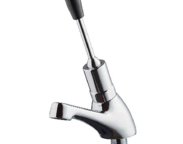 RUBINETTO TEMPORIZZATO A LEVA PER LAVABO