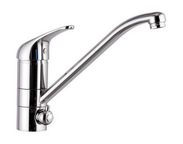 MISCELATORE MONOCOMANDO LAVELLO CON DEVIATORE LINEA EPIC Cromo