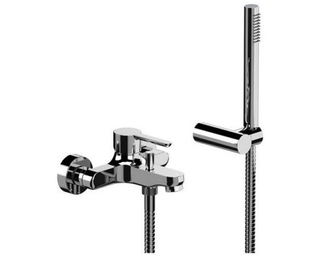 MISCELATORE MONOCOMANDO VASCA CON ACCESSORI LINEA ACTION Cromo