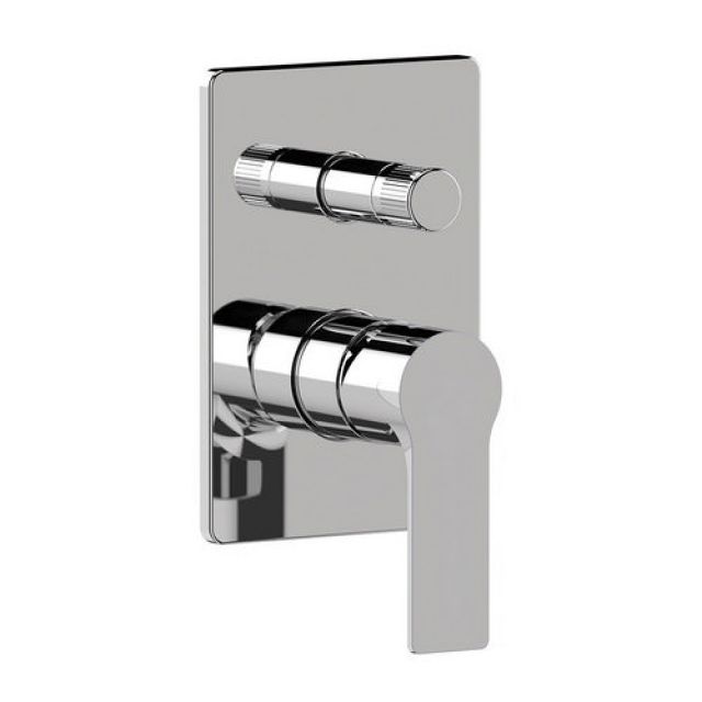 MISCELATORE MONOCOMANDO INCASSO C/DEVIAT. VITONE CERAMICO LINEA TREND Cromo