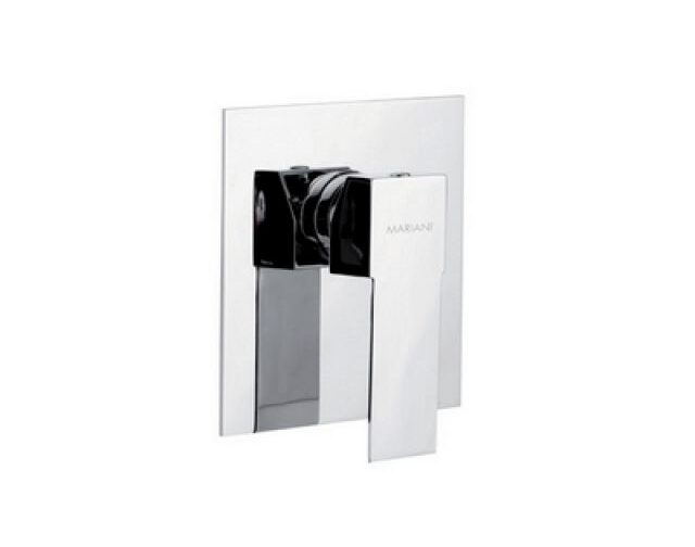 MISCELATORE MONOCOMANDO INCASSO DOCCIA LINEA POLAR Cromo
