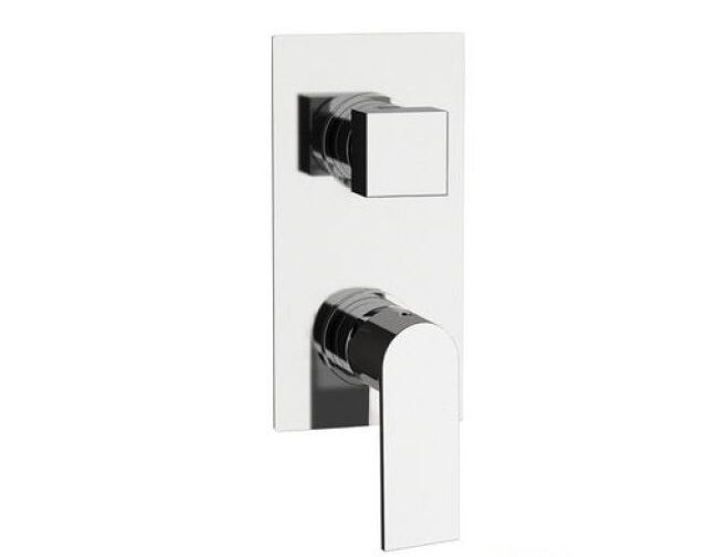 MISCELATORE MONOCOMANDO INCASSO DOCCIA C/DEVIATORE 4 VIE LINEA AVENUE Cromo