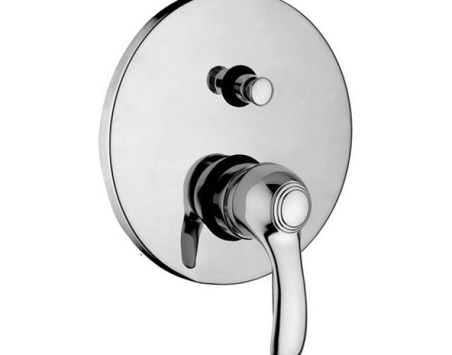 MISCELATORE MONOCOMANDO INCASSO DOCCIA CON DEVIATORE LINEA FLAVIA Cromo