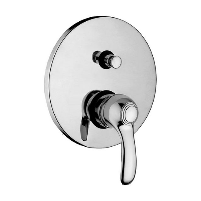 MISCELATORE MONOCOMANDO INCASSO DOCCIA CON DEVIATORE LINEA FLAVIA Cromo