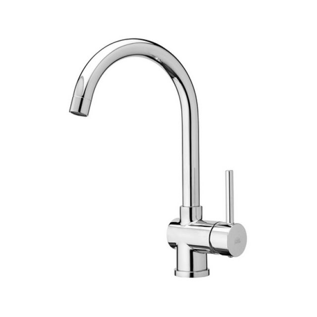 MISCELATORE LAVELLO MONOFORO CANNA ORIENTABILE STICK Cromo