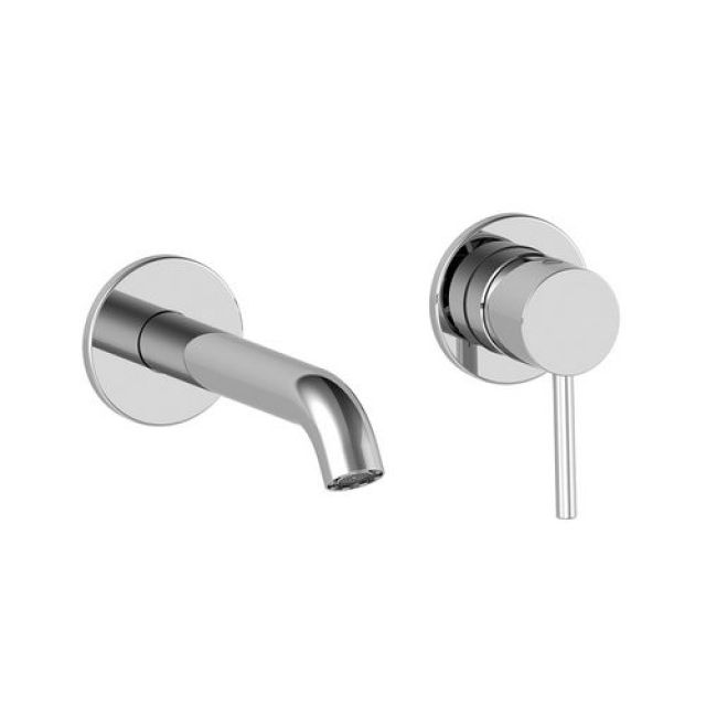 MISCELATORE LAVABO A MURO ALBA Cromo