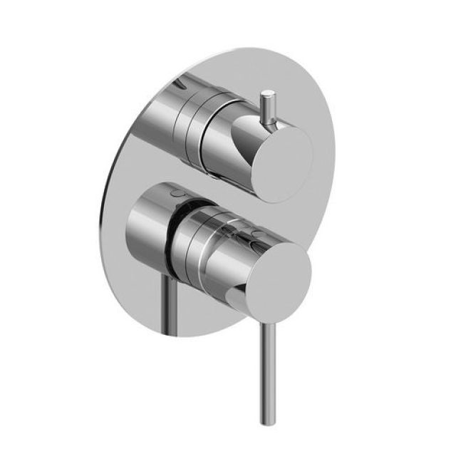 MISCELATORE MONOCOMANDO INCASSO DOCCIA CON DEVIATORE ALBA Cromo