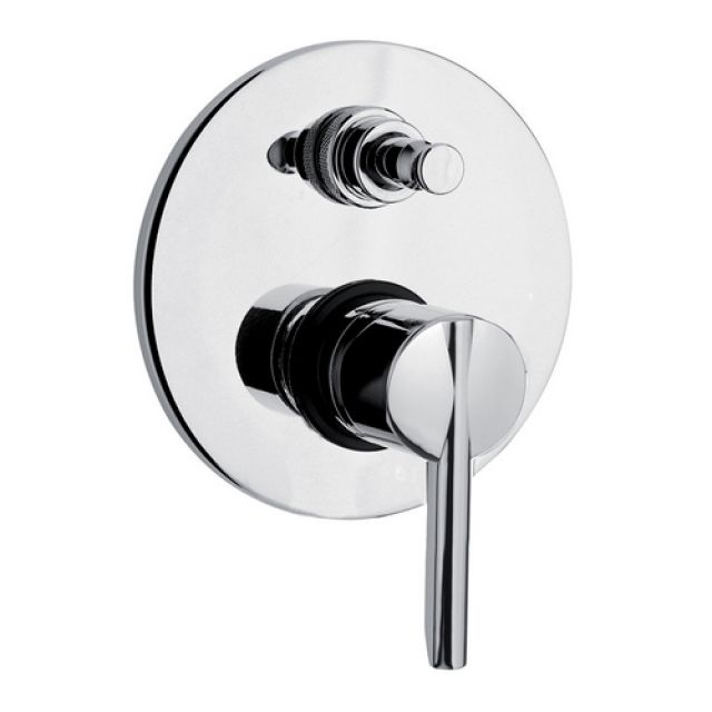 MISCELATORE MONOCOMANDO INCASSO DOCCIA CON DEVIATORE LINEA PIN Cromo