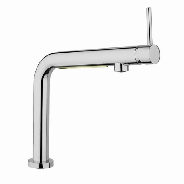 MISCELATORE MONOCOMANDO LAVELLO CON LUCE LED ARGENTINA Cromo