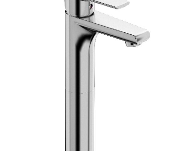 MISCELATORE MONOCOMANDO LAVABO ALTO LINEA TEN Cromo