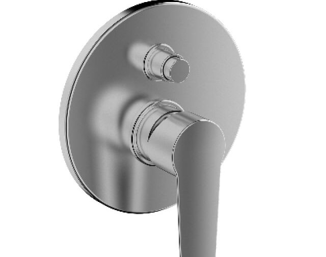 MISCELATORE MONOCOMANDO INCASSO DOCCIA C/DEV LINEA TEN Cromo