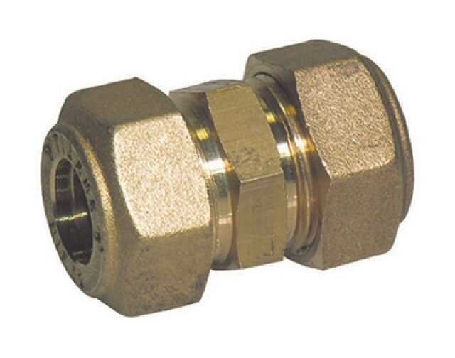 RACCORDO DIRITTO INTERMEDIO DOPPIO O-RING TIEMME GAS 12
