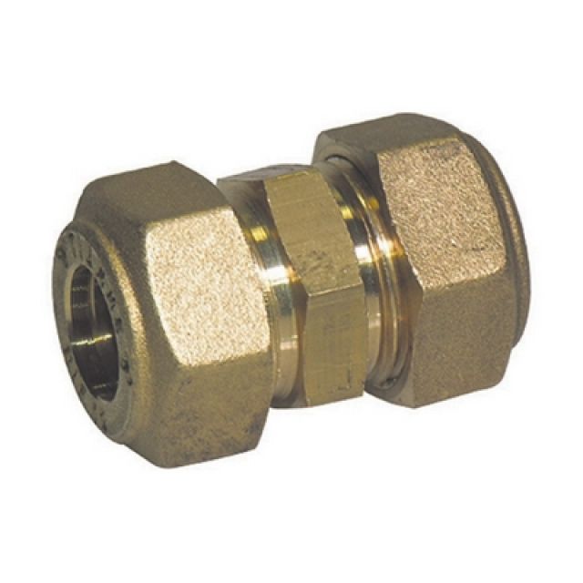 RACCORDO DIRITTO INTERMEDIO DOPPIO O-RING TIEMME GAS 18