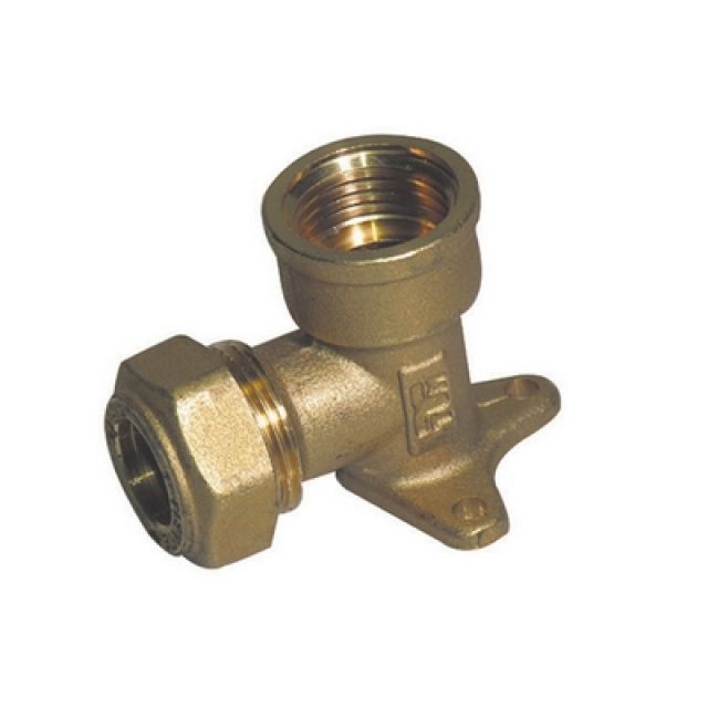 GOMITO A 90° CON FLANGIA O-RING FEMMINA TIEMME GAS 1/2 x 14