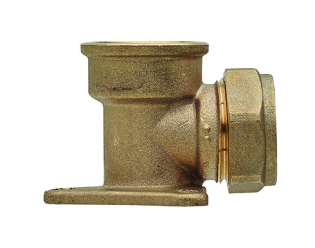 GOMITO FLANGIATO F X FIL RP COMPRESSIONE PER RAME 1/2 x 12