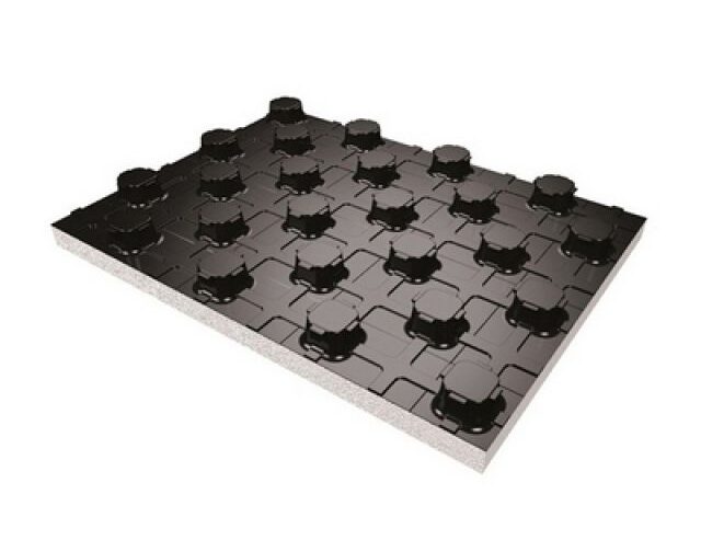 PANNELLO ISOLANTE TERMOFORMATO IN POLISTIRENE NERO sp. 20mm  - 150kPa - 1.12mq