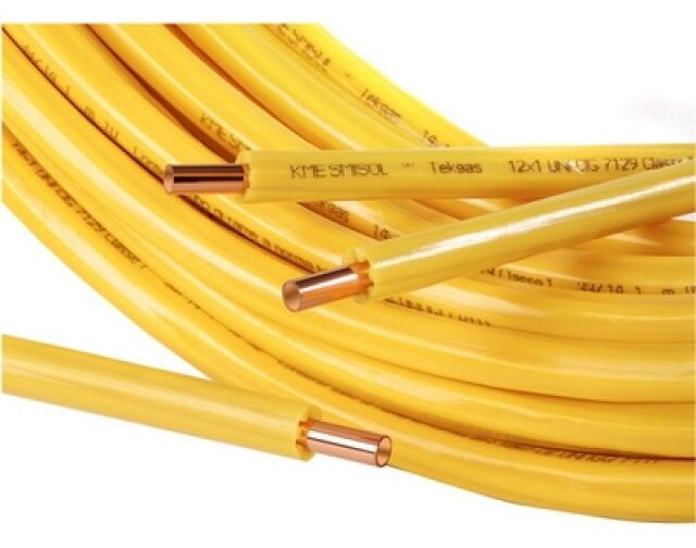 TUBO IN RAME PER GAS "SMISOL TEK GAS" Diam. 16 x 1