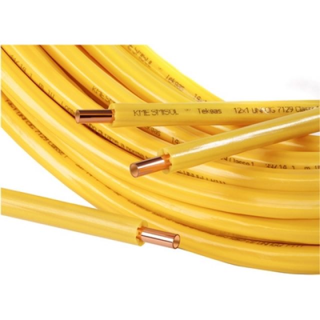 TUBO IN RAME PER GAS "SMISOL TEK GAS" Diam. 12 x 1
